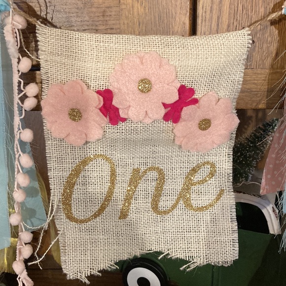Handmade Girls Birthday Banner - Picture 2 of 4